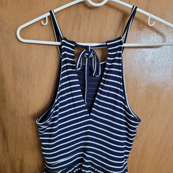 Xs - Old Navy - Maxi striped dress Navy blue white - Picture 5 of 14